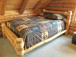 Full sized bed 1 in loft 